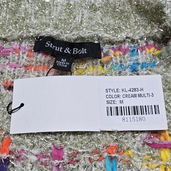 Strut & Bolt Metallic Tweed Knit Sweater - Picture 4 of 4